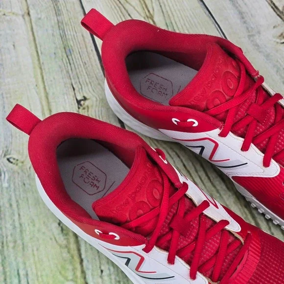 New Balance Fresh Foam 3000 v6 Turf Trainer Mens 9.5 Red T3000TR6 Baseball Shoes - Picture 5 of 7